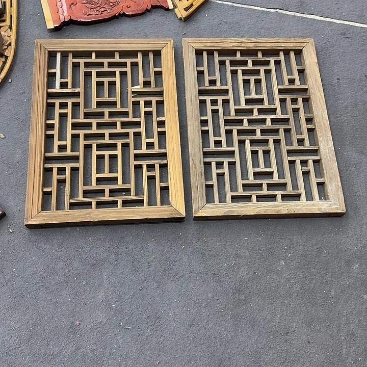 木浓***洋老木窗老木窗一对