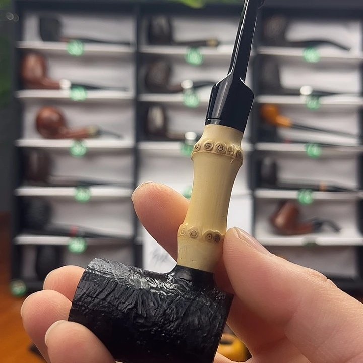 顺***利石楠木烟斗礼品袋装