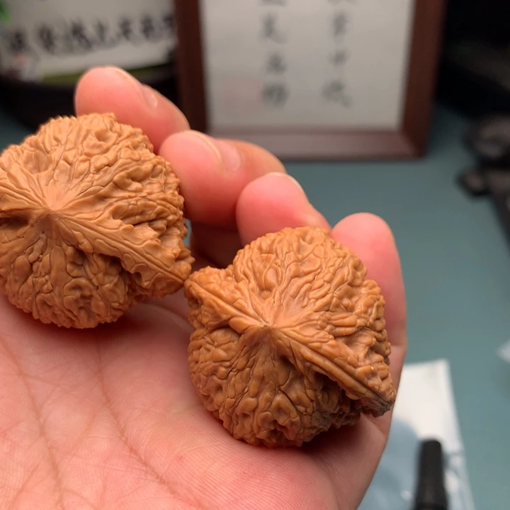 把件文玩核桃寂***板绣球13
