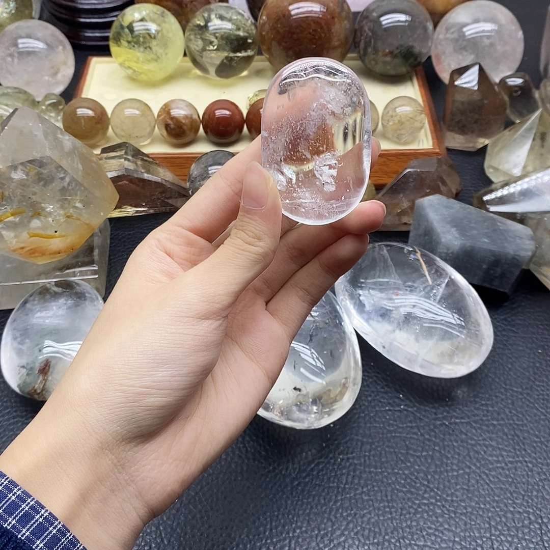 未镶嵌水晶珠宝半成品234水晶石