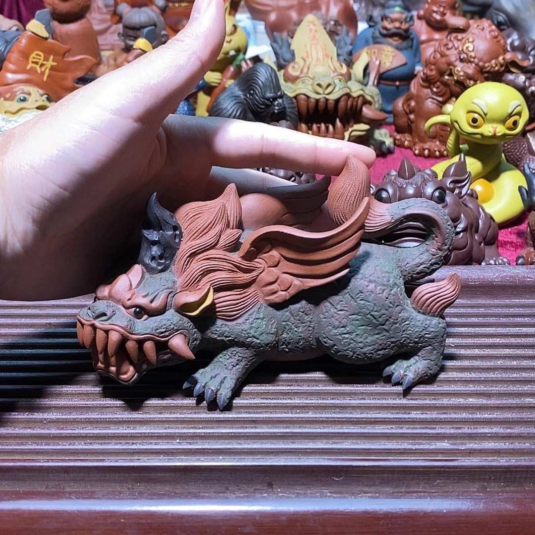 嘿***i紫砂茶宠宜兴紫砂貔貅