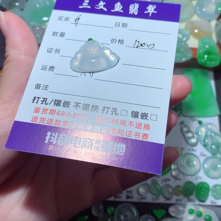 翡翠未镶嵌颈饰翡翠