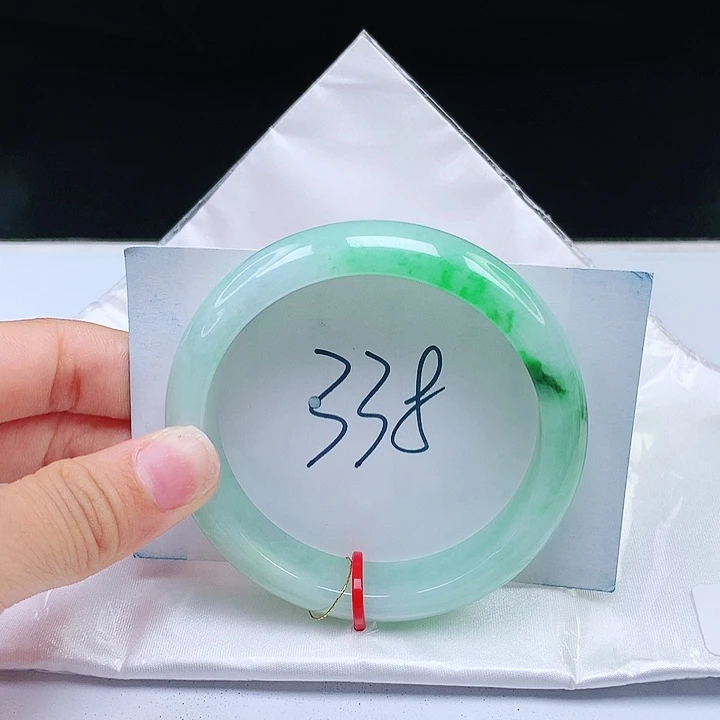 翡翠手镯未镶嵌57正圈