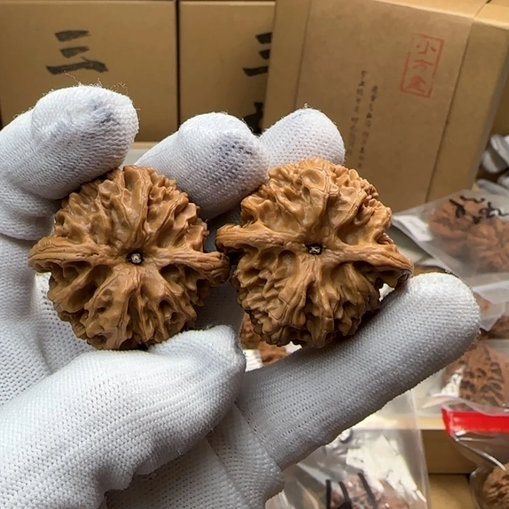桃核把件姜*微瑕40尺寸苹果园