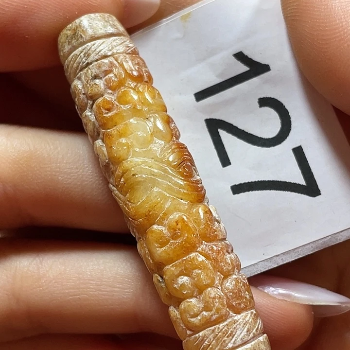 和田玉未镶嵌颈饰童****g