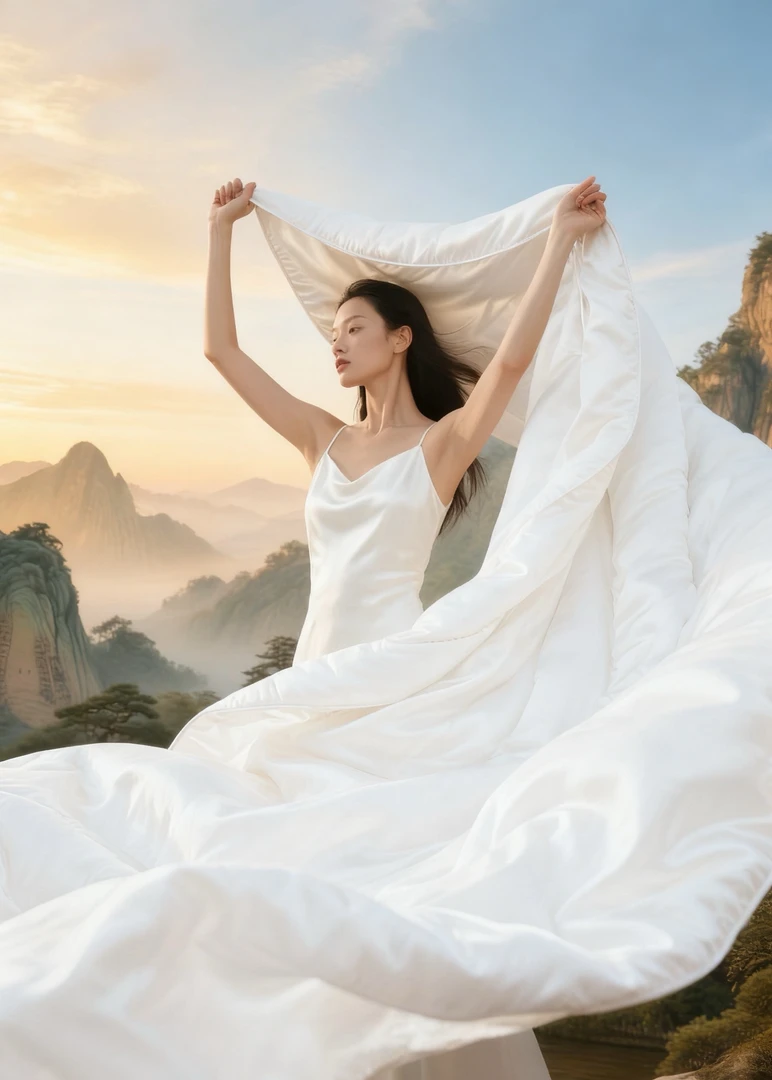 【卧适&桑蚕丝被芯】手工定制精品双宫桑蚕丝【长丝】被-360度可拉开