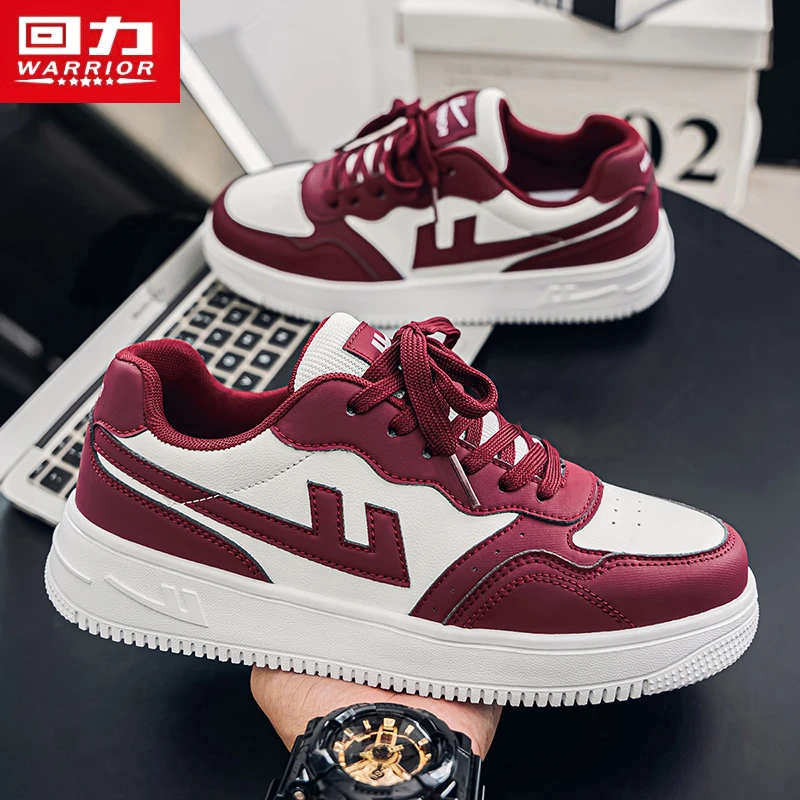 回力男鞋2025年春季新款男士休闲百搭板鞋低帮情侣厚底运动小白鞋