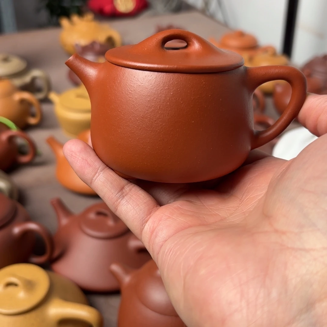 紫砂茶壶朱泥瑕疵150cc