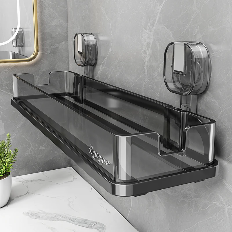 吸盘浴室置物架卫生间架子壁挂式免打孔挂墙式洗手台洗漱台收纳盒