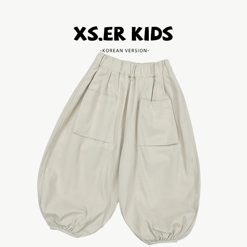 【小首尔】春秋季男童韩版裤子HBB4502