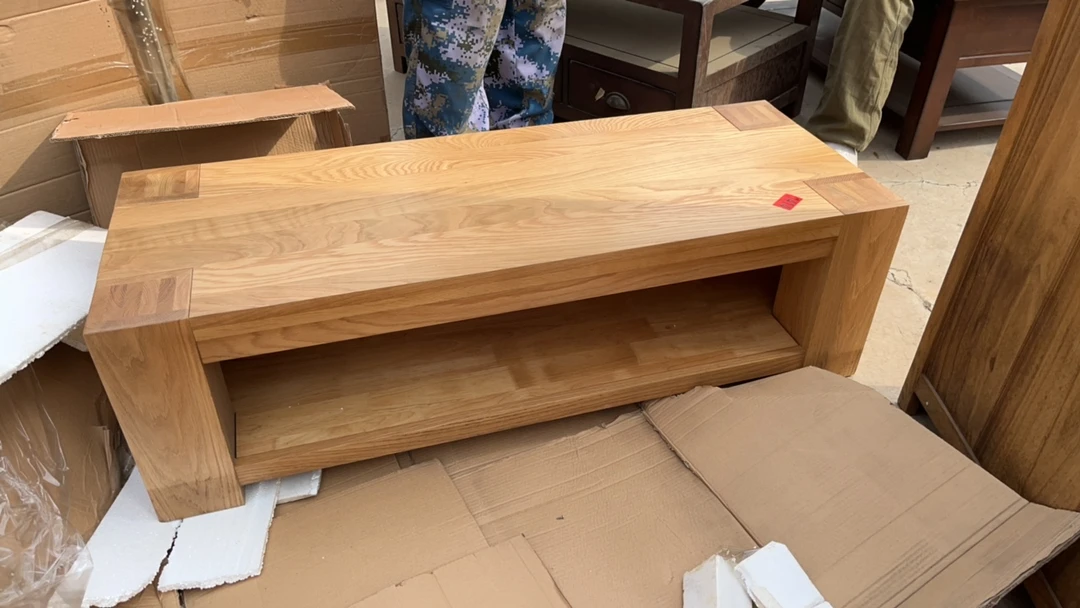 电视柜白橡120×45×36瑕疵无售后孙1414