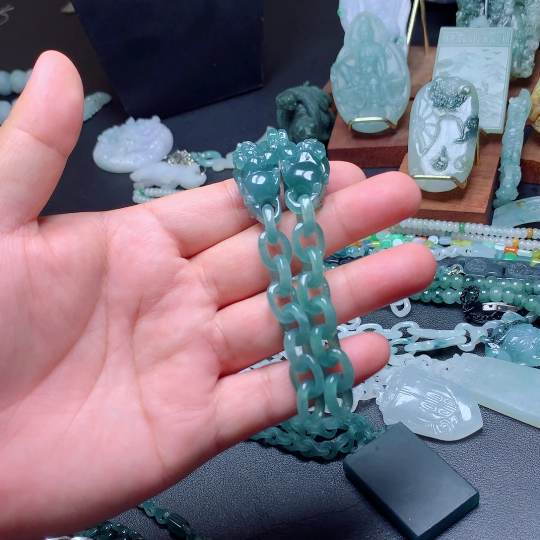 北***鱼定制翡翠未镶嵌翡翠