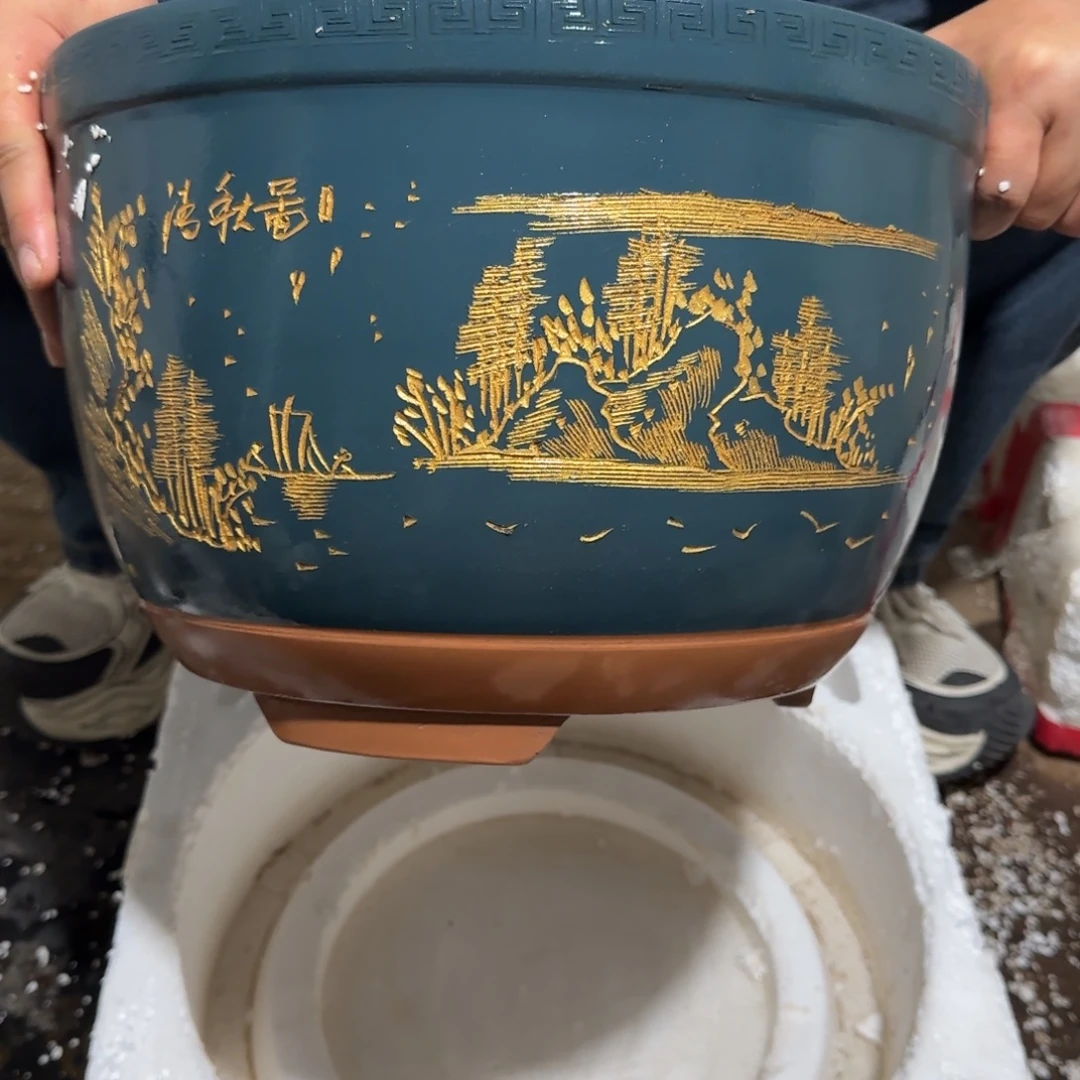 紫砂花盆口径30.20口径