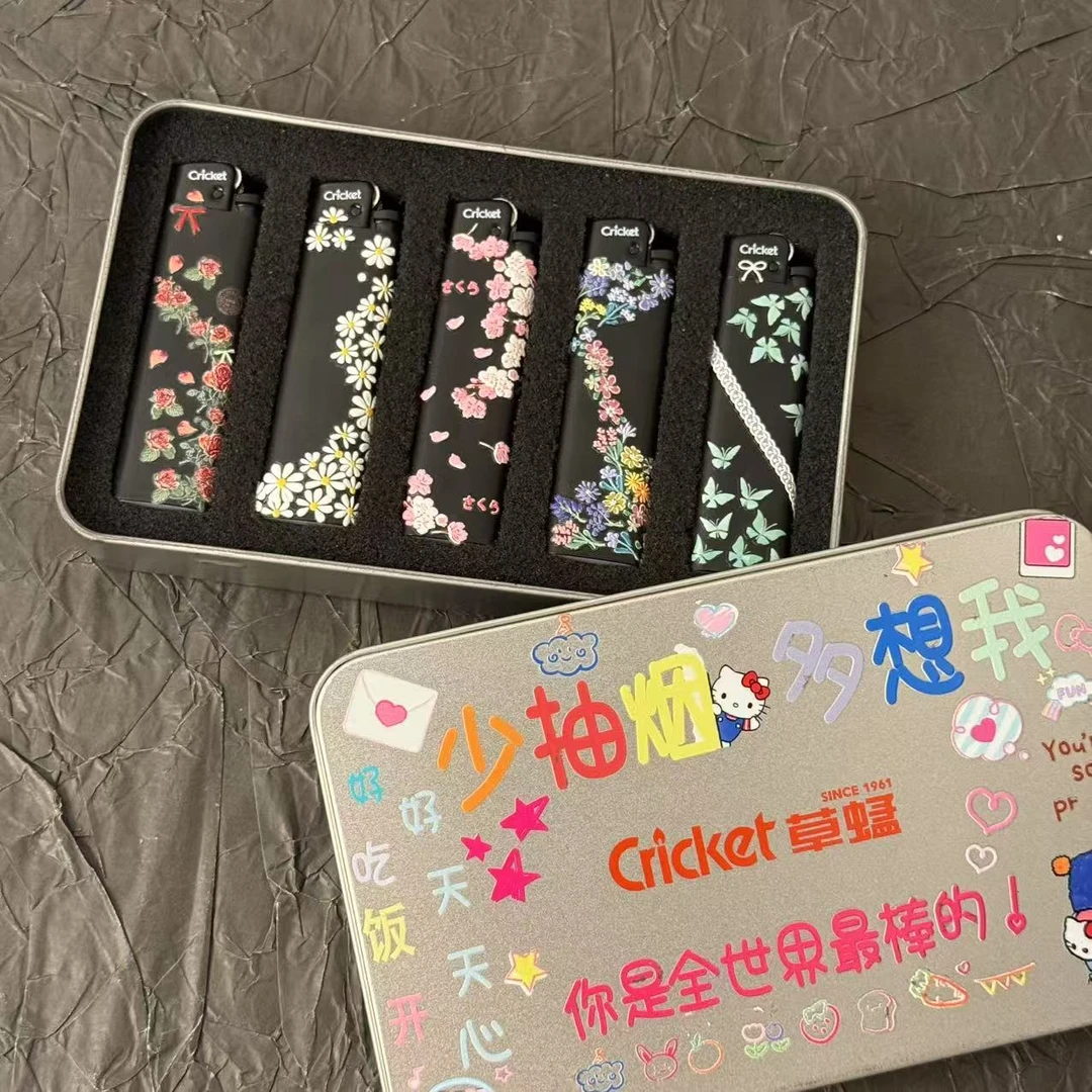 防爆打火机男友礼物草蜢cricke磨砂黑明火高颜值明火创意