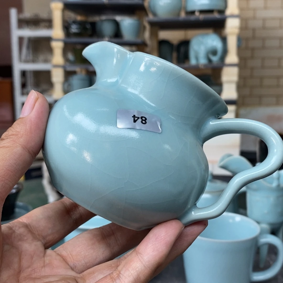 聊***来抱朴汝瓷仿古微瑕