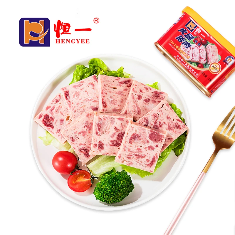 【恒一官方】珍品午餐肉罐头198g涮火锅开学必备夜宵罐头肉类即食
