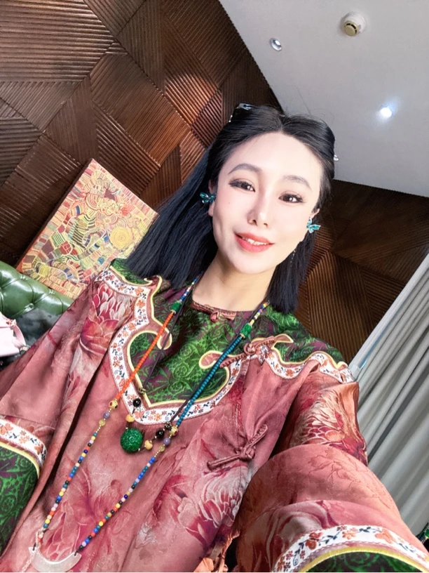 5502#《太太服》重工国服富贵外套新中式