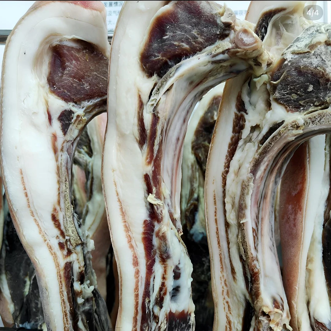 【丑腊肉】大别山金寨黑毛猪腌制腊肉土猪肥肋条丑腿肉带骨炒菜香