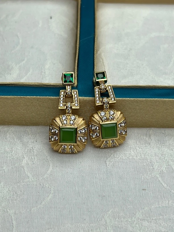 和田玉耳钉NG295