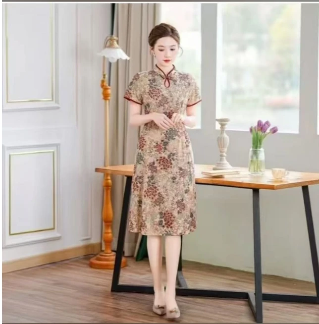 高端定制设计款旗袍裙105