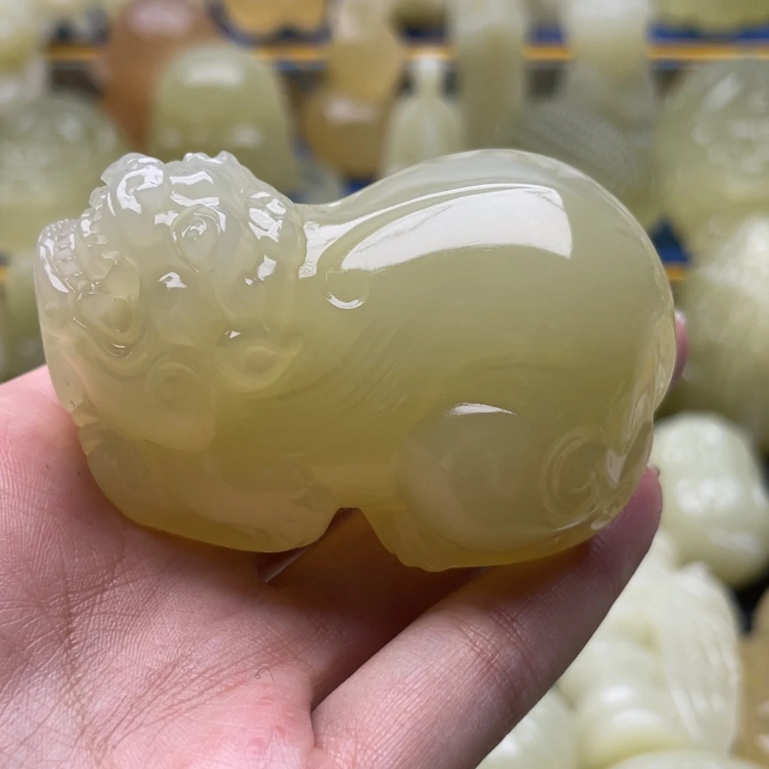 玉天然桌面摆放摆件