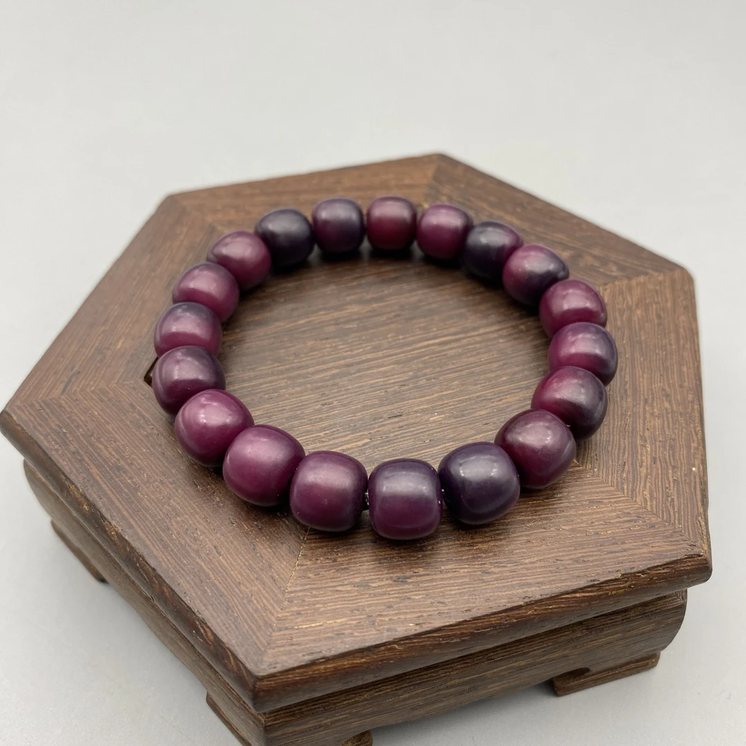PT003-紫葡萄手串9mm