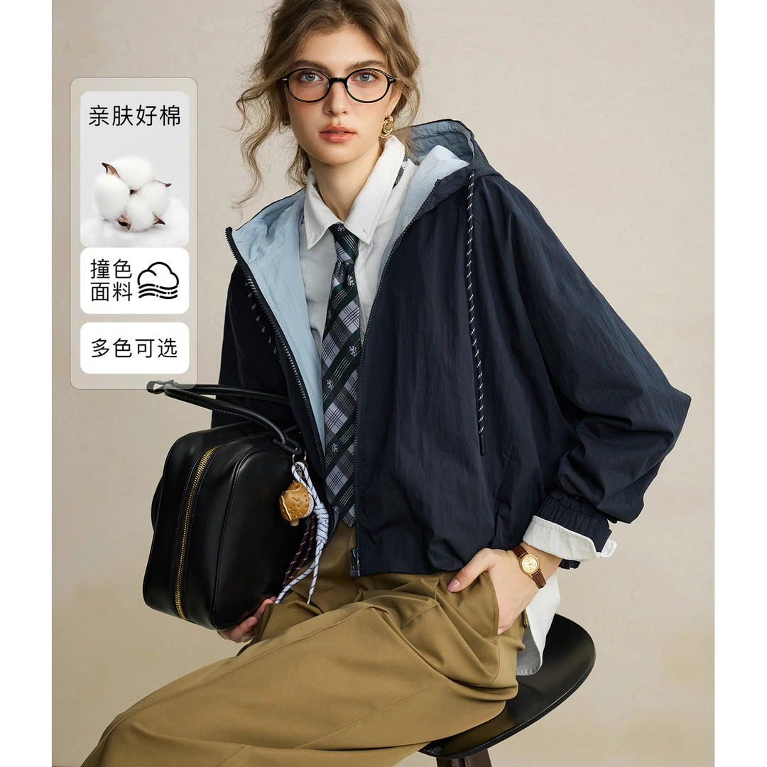 NAGUAGU/南瓜谷【户外Pro机能外套】皱逸棉锦女装短外套FX3WT1160-A