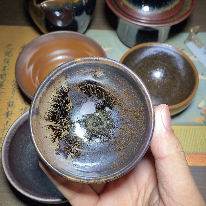 心***禾建盏龙窑柴烧手工