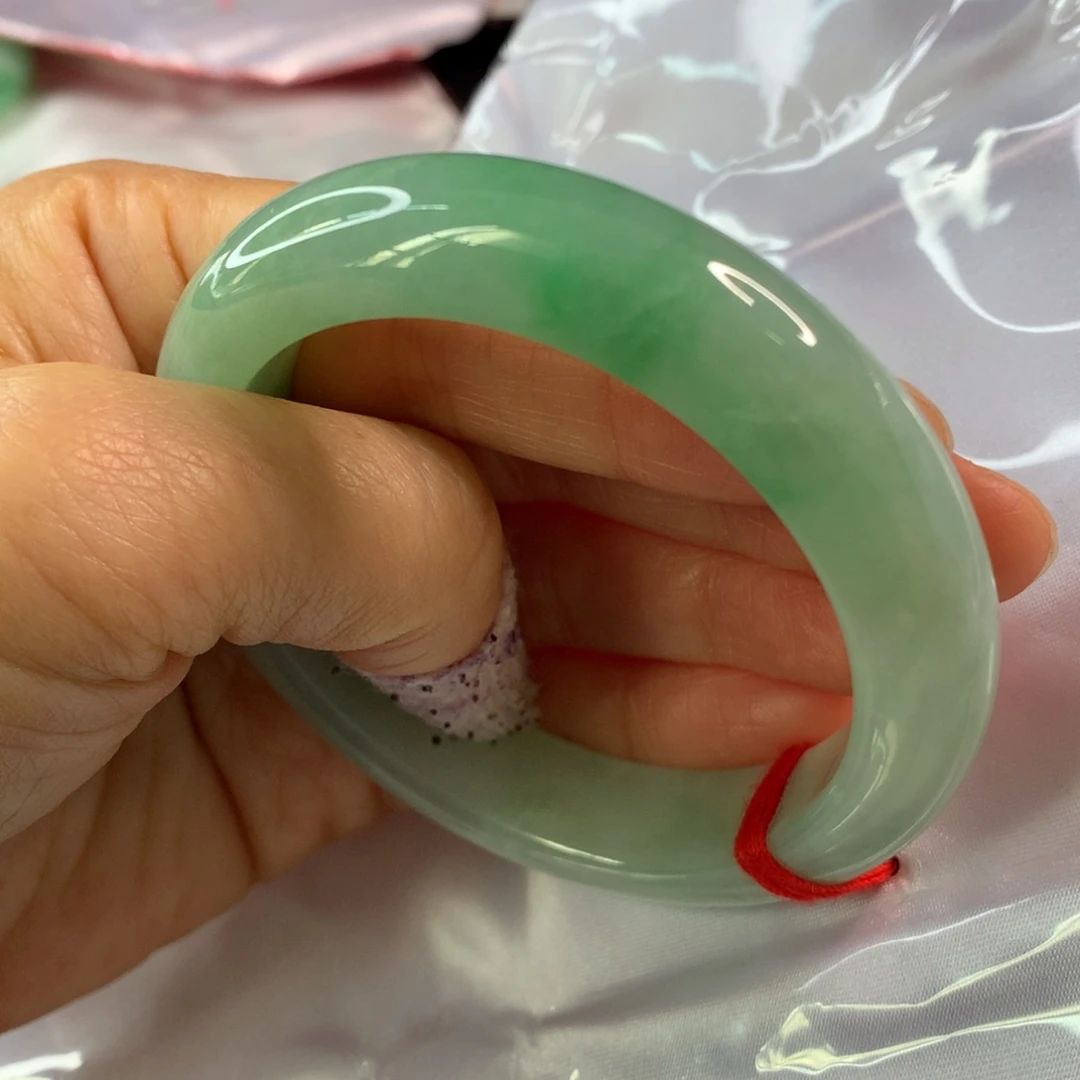 翡翠未镶嵌手镯翡翠手镯55.7