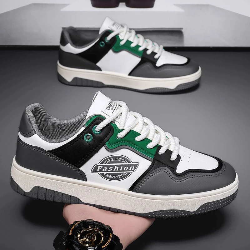 男鞋2025秋季新款潮流男款百搭高端轻便软底运动休闲小白平板2350