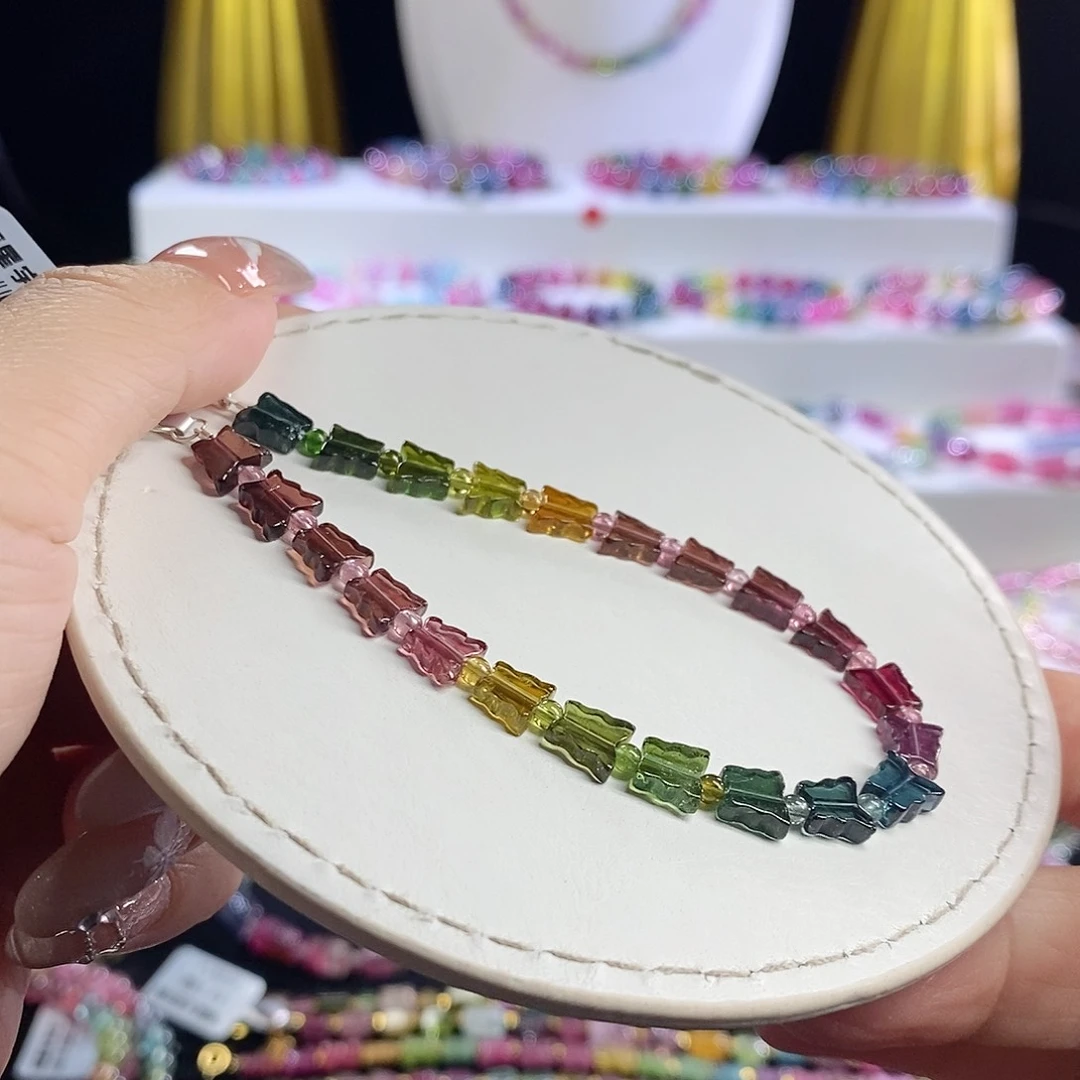 未镶嵌手链碧玺蝴蝶