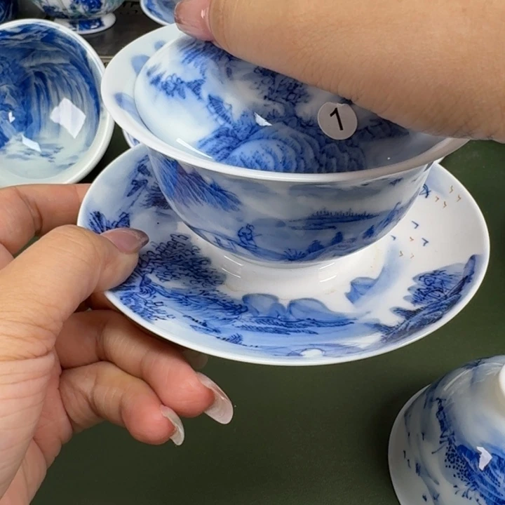 景德镇纯手工手绘茶器蒙蒙