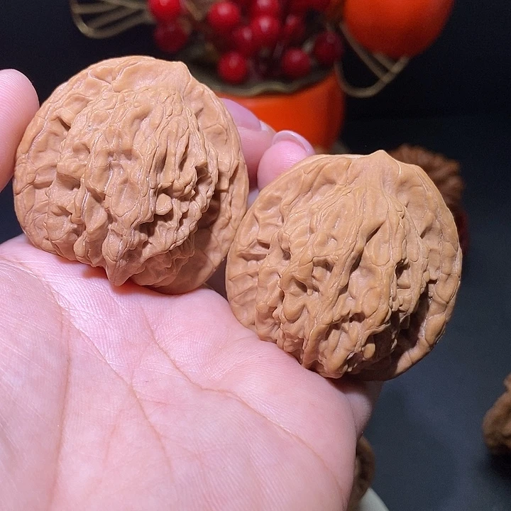 把件文玩核桃43虎头
