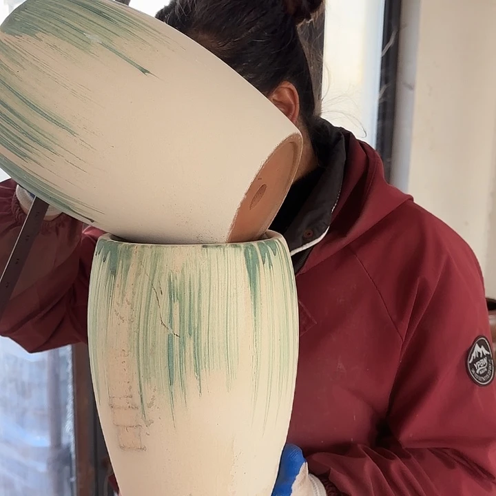 瑕疵高24口16花盆