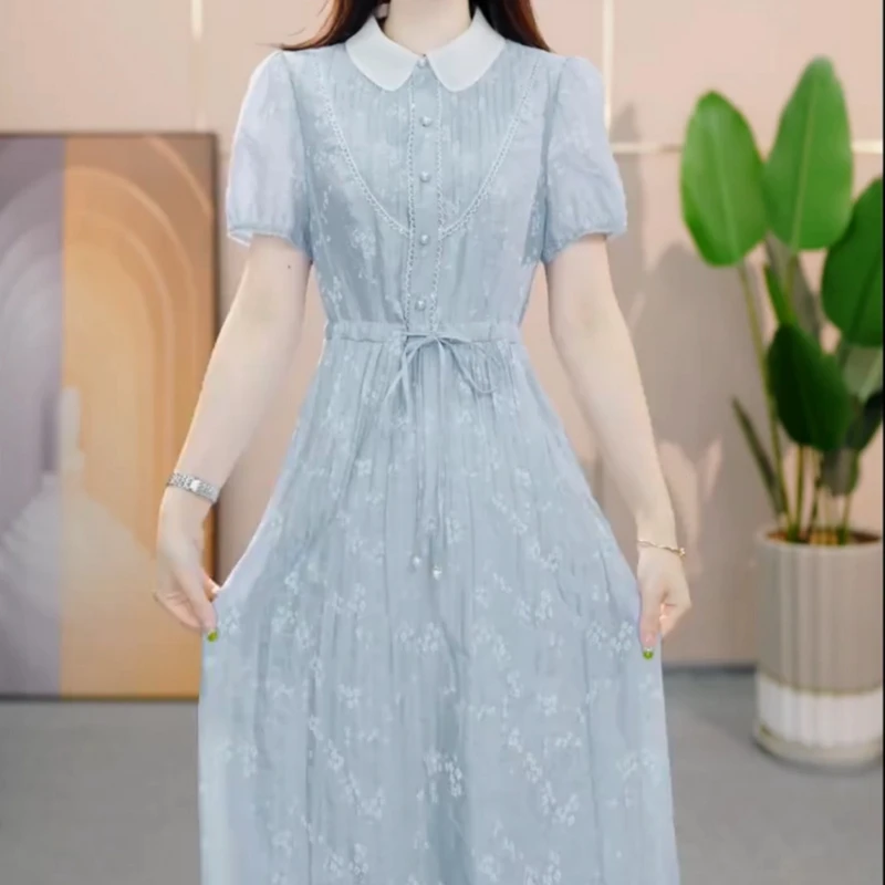 【依然定制】KK862 # 夏季 2025 新款 显瘦  收腰  减龄 连衣裙