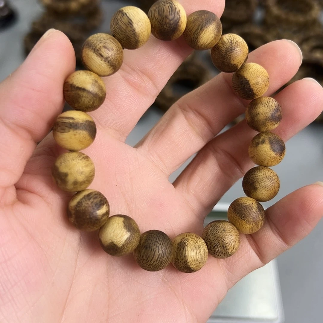 沉香沉香香囊沉香虎斑棋1.2圆珠单圈福利款，多样性发一