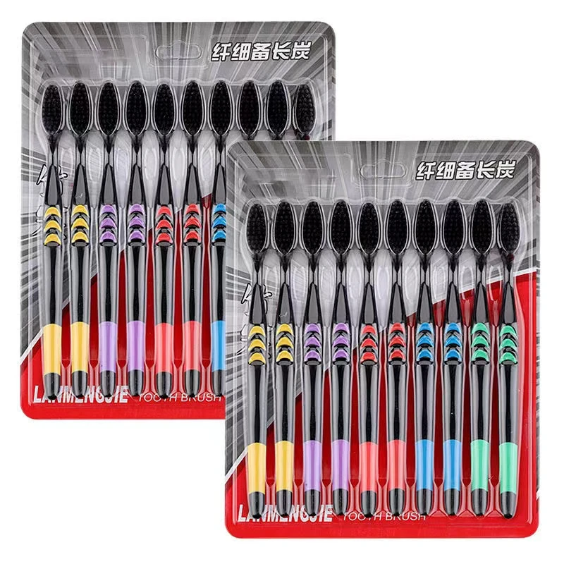 软毛牙刷成人家用细毛家庭男女