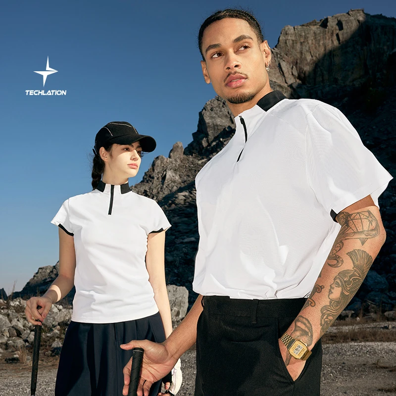 0712Studio|拉链T恤2025春夏衣柜新品轻量凉感高尔夫网球通