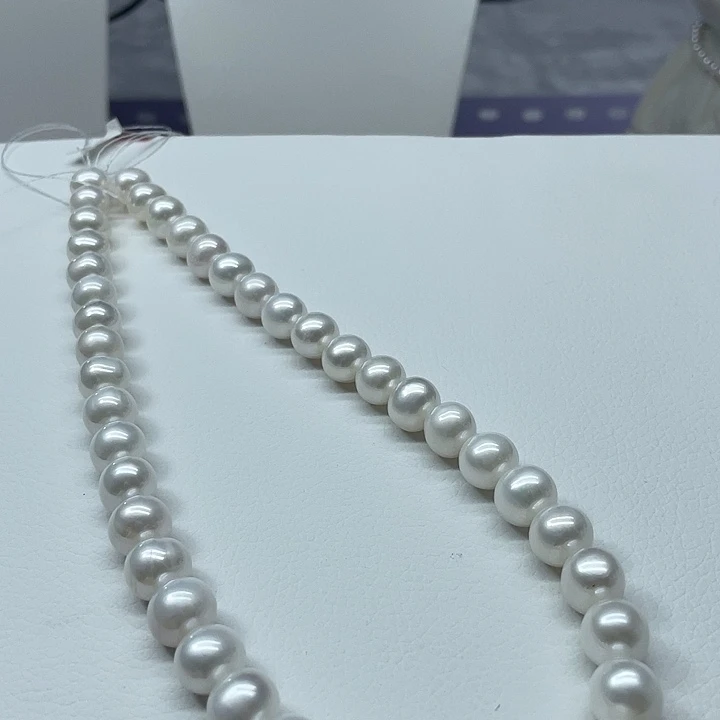 合金淡水珍珠10左右冷白皮光干净