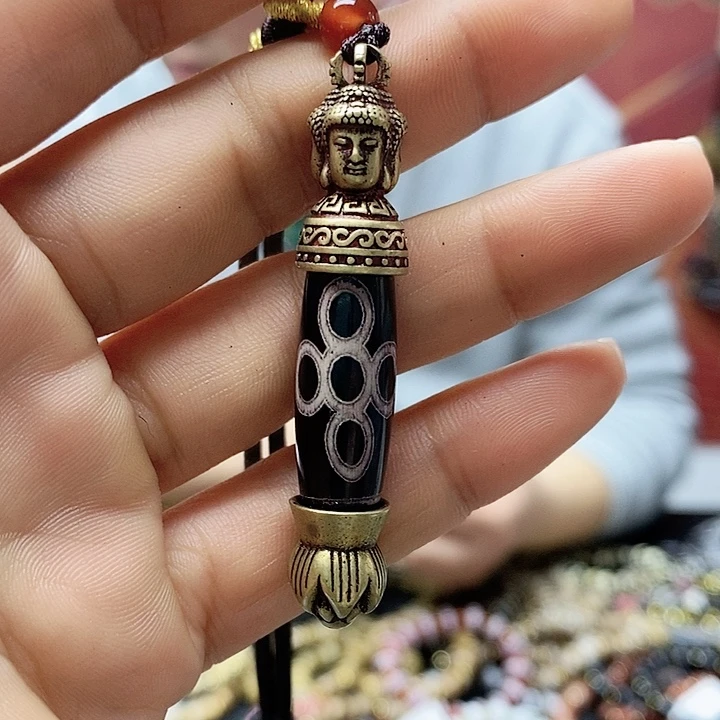 玛瑙/玉髓合金颈饰