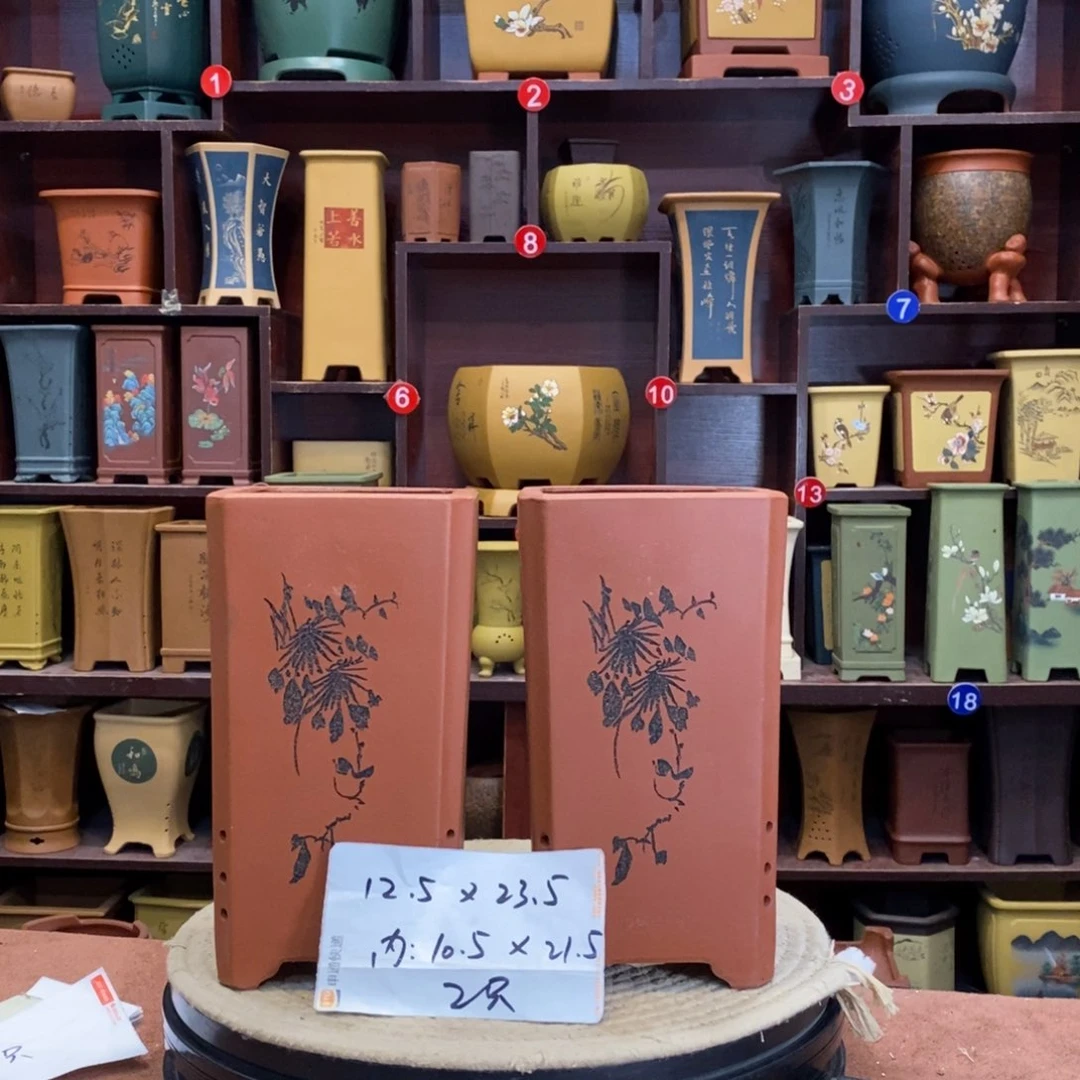 紫砂花盆紫砂花盆