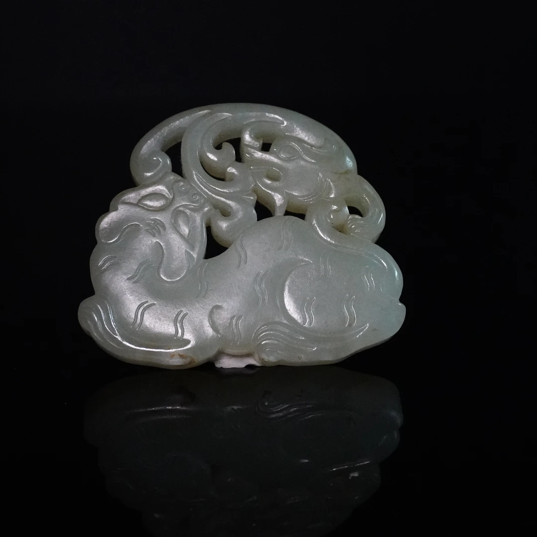 清代和田玉风云际会佩/066314/收藏/传承/【友谊文物商店】