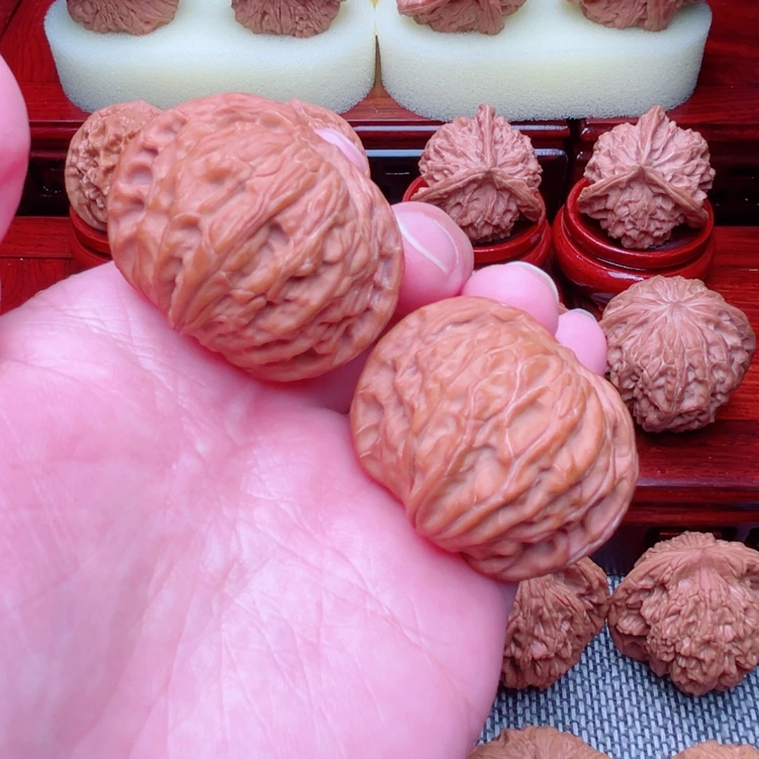 吊坠文玩核桃磨盘41.9尺全品