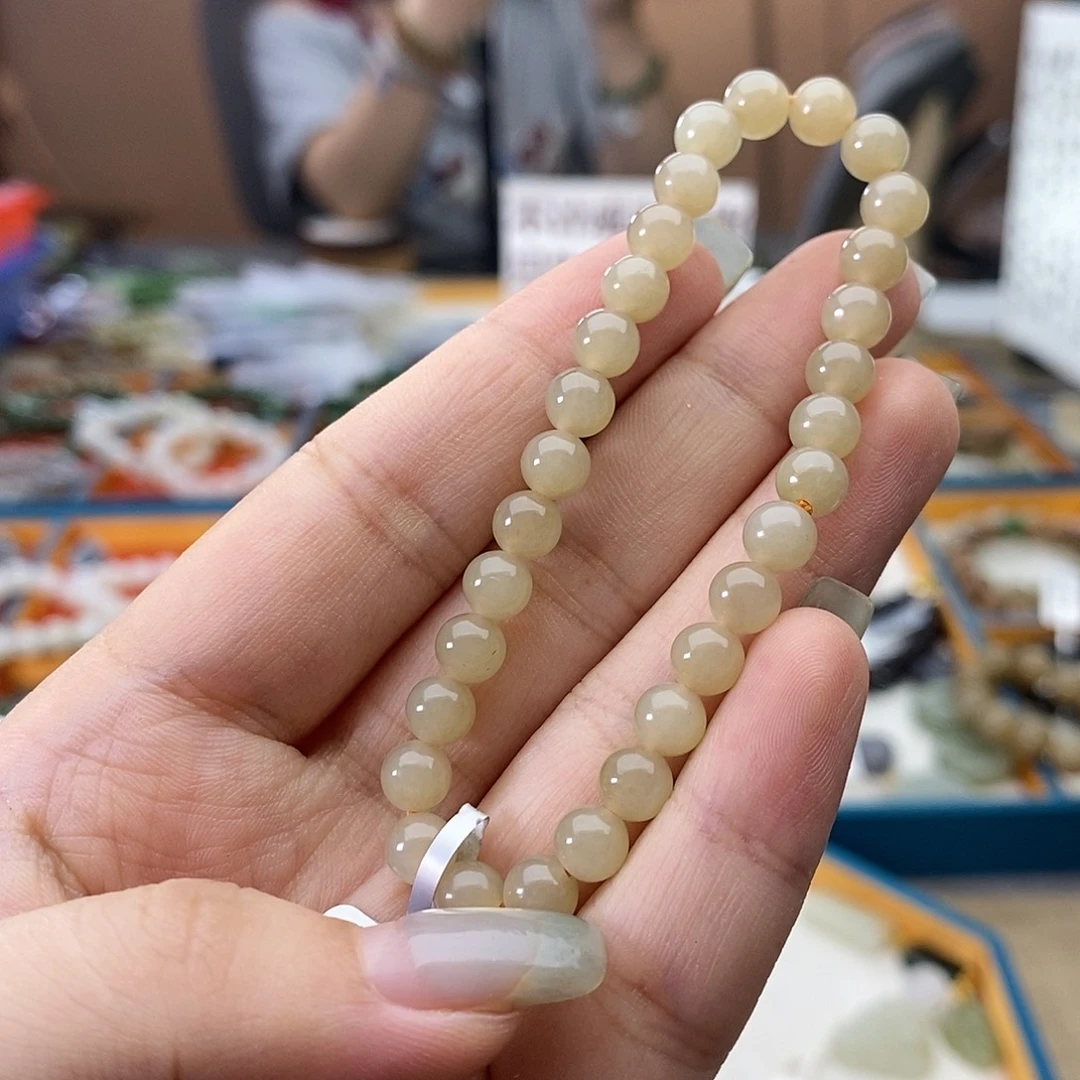 未镶嵌手串和田玉w38