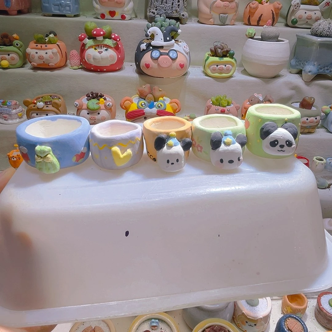 042纯手工制作重工盆盆28一个