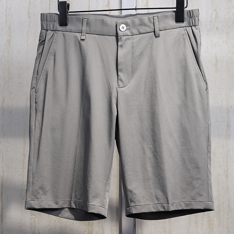 新款男士中青年春夏休闲舒适简约百搭牛仔短裤五分裤2304