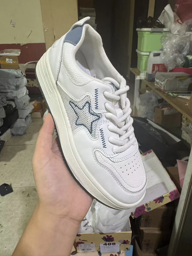 B-408 夏季新款舒适百搭网纱板鞋99637041