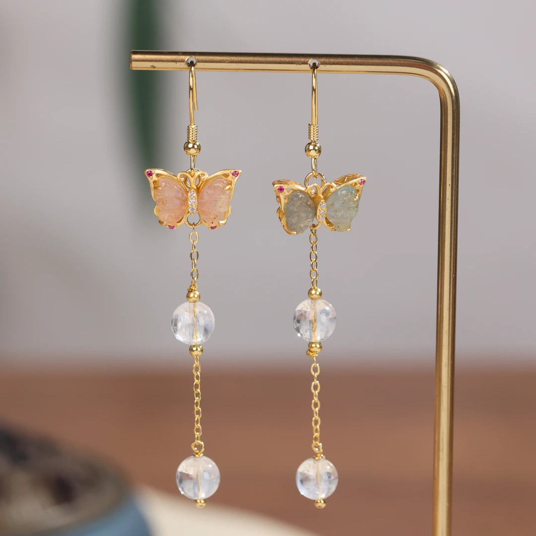 【诗语】蓝针耳钩多样性发一 QT-424 C4-157