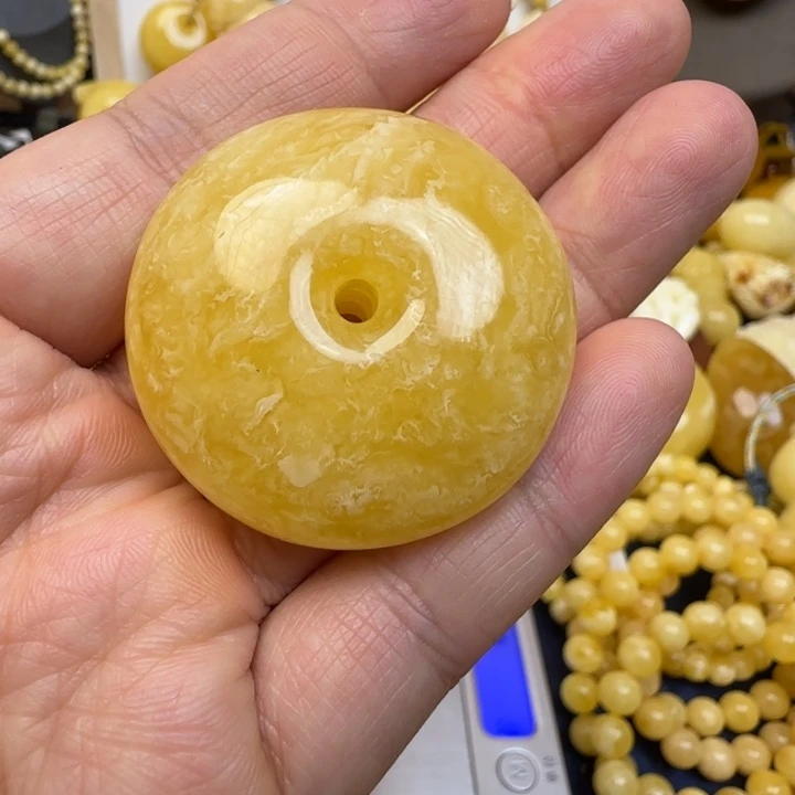 蜜蜡未镶嵌颈饰天然蜜蜡