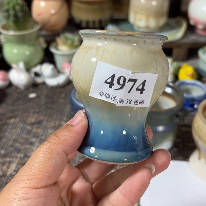 口5 手工花盆满30包邮